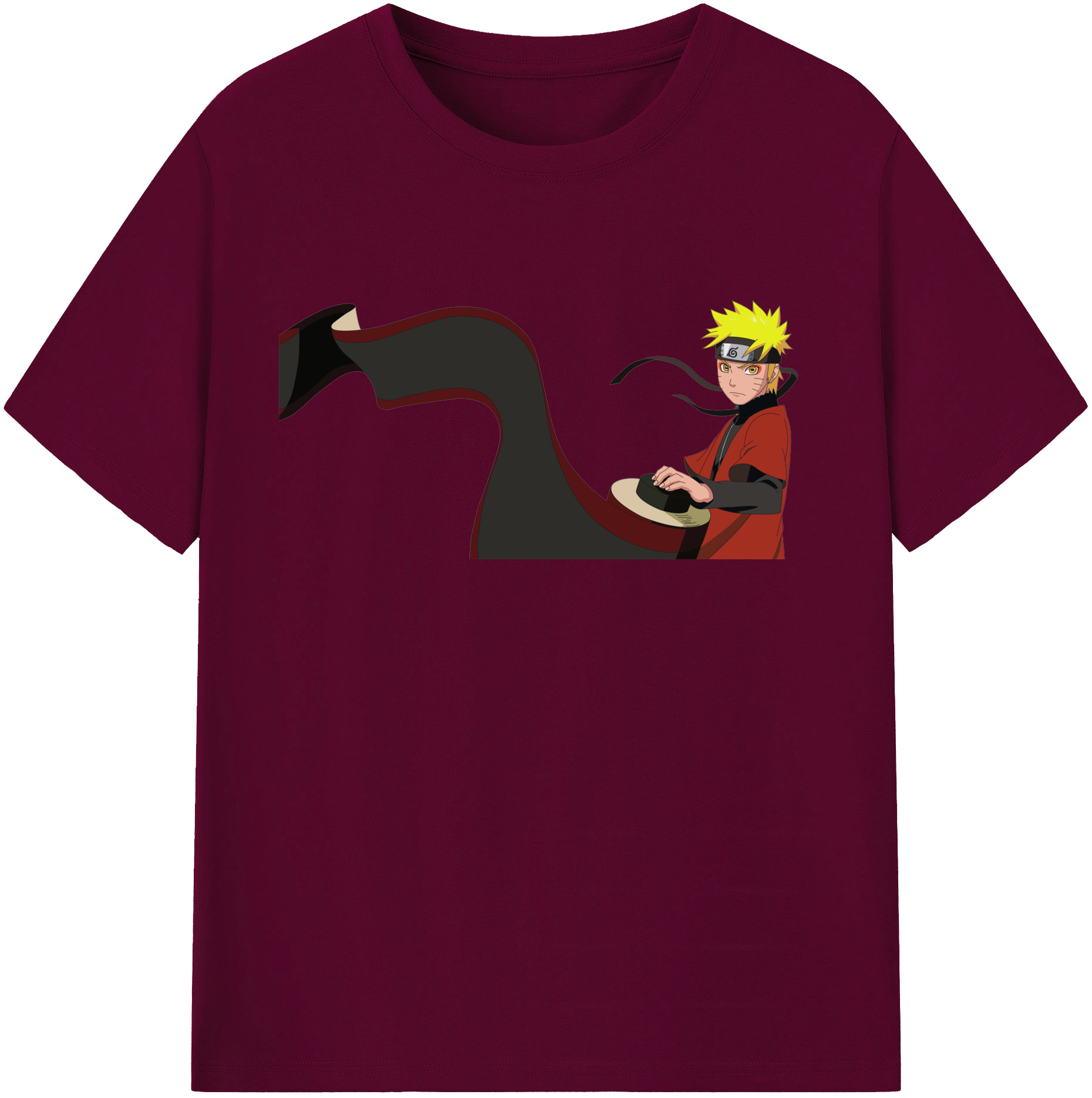 （画像用） NARUTO -ナルト- うずまき ナルト Uzumaki Naruto レディースカジュアルプリントTシャツ（綿100％）